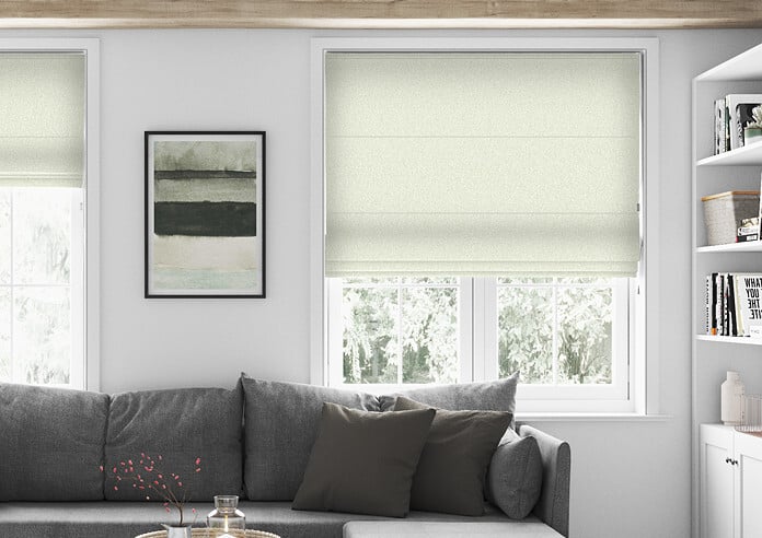 Carina, Pistachio - Twist&Fit Roman Blind - Image 3
